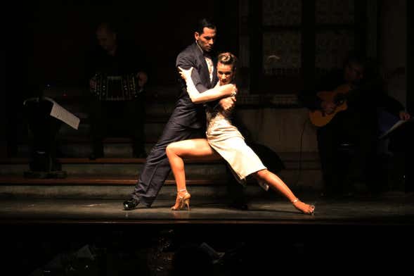 Spettacolo all'Aljibe Tango