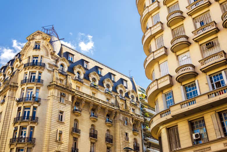 L'architettura in stile francese di La Recoleta