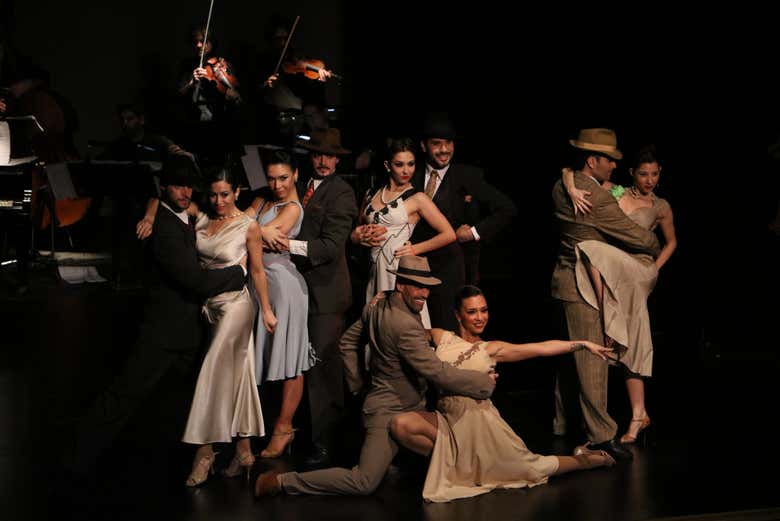 Spettacolo di tango alla Galeria Güemes
